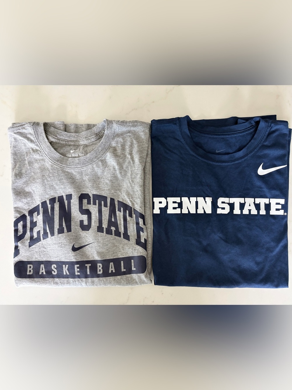 Nike Penn State Graphic T Shirt Set - Navy & Gray Size-Large Like New